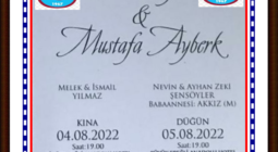 Davetlimsiniz Nevilay Yılmaz  & Mustafa Ayberk Şensoyler  Evleniyoruz