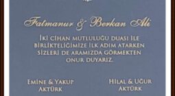 Davetlimsiniz Fatmanur  Aktürk  &  Berkan Ali Aktürk Evleniyoruz
