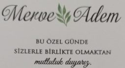 Davetlimsiniz Merve Aslan & Adem Aktürk Evleniyoruz 