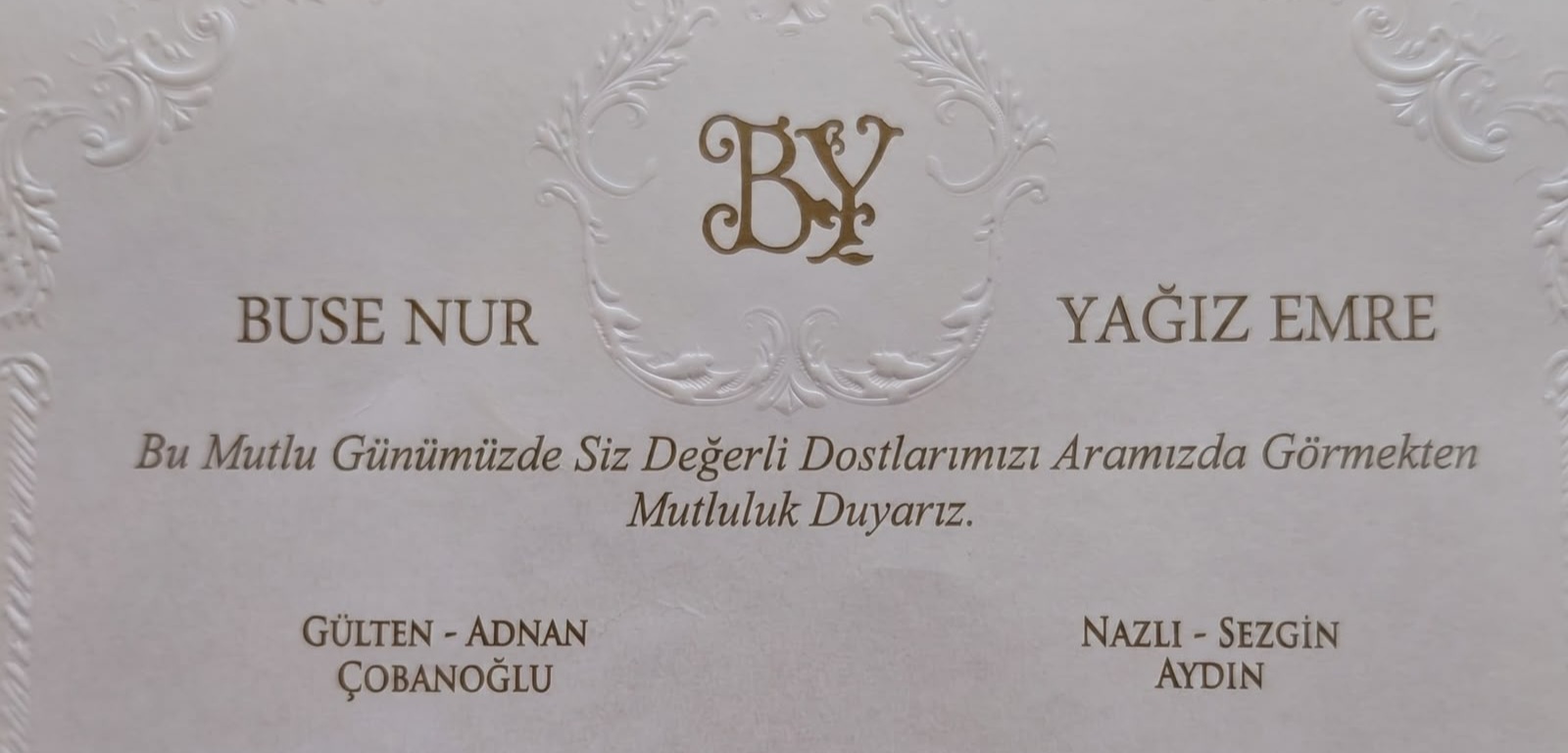 Davetlimsiniz Dr.Buse Nur Çobanoğlu & Dr.Yağız Emre Aydın  Evleniyoruz